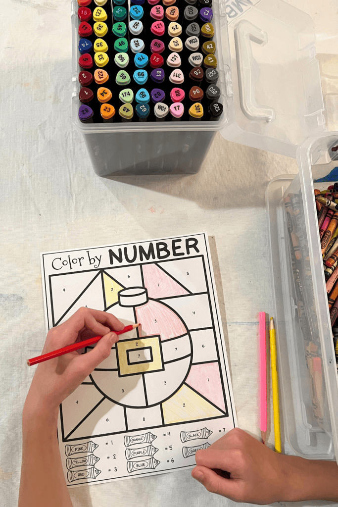 color by numbers