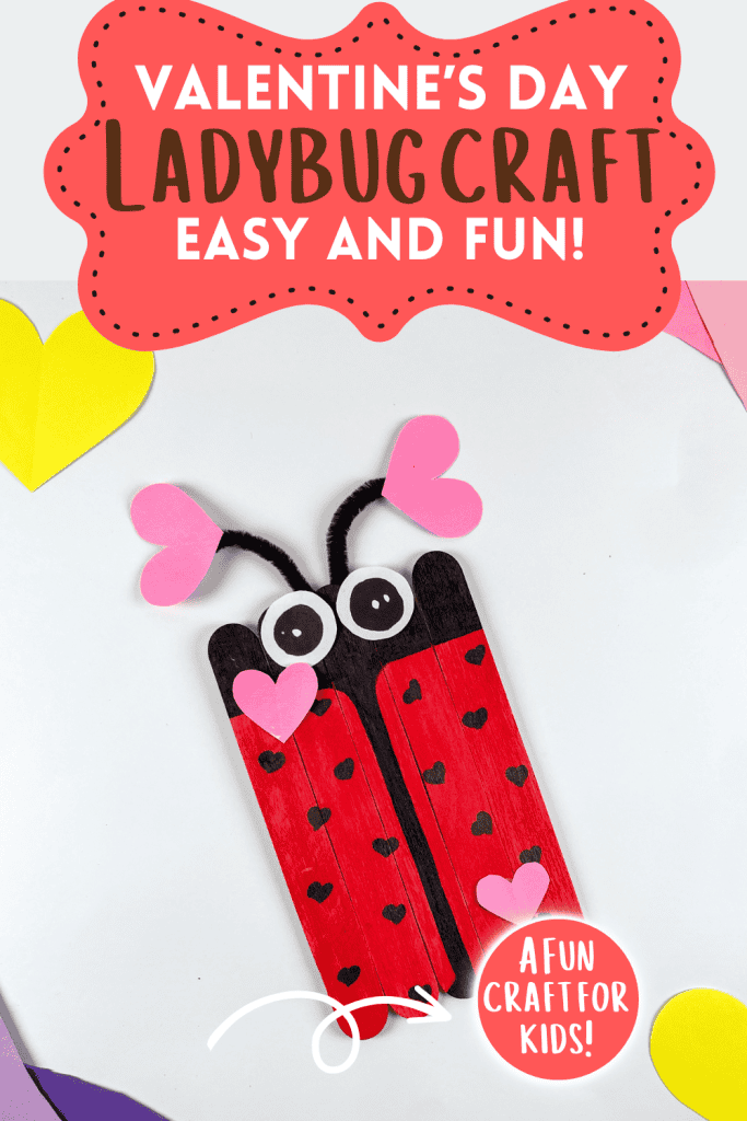 v-day ladybug craft