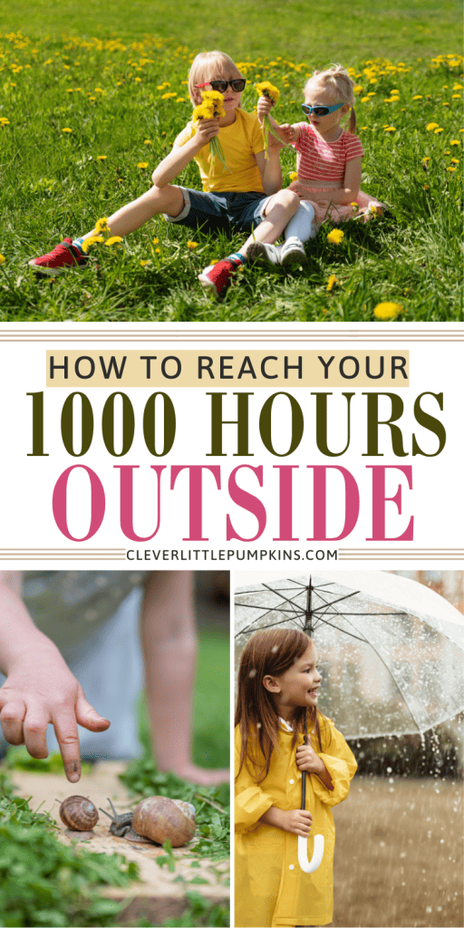 how to reach your 1000 hours outside