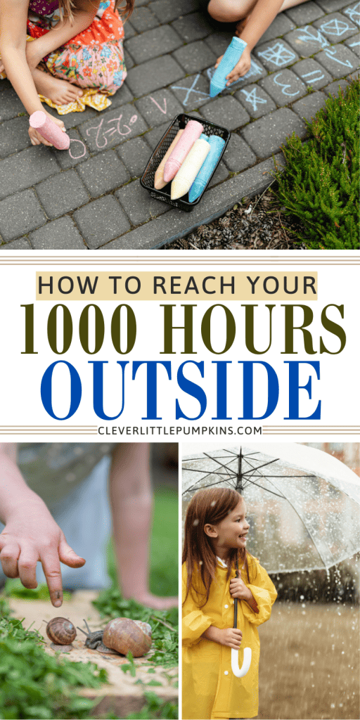 how to reach your 1000 hours outside