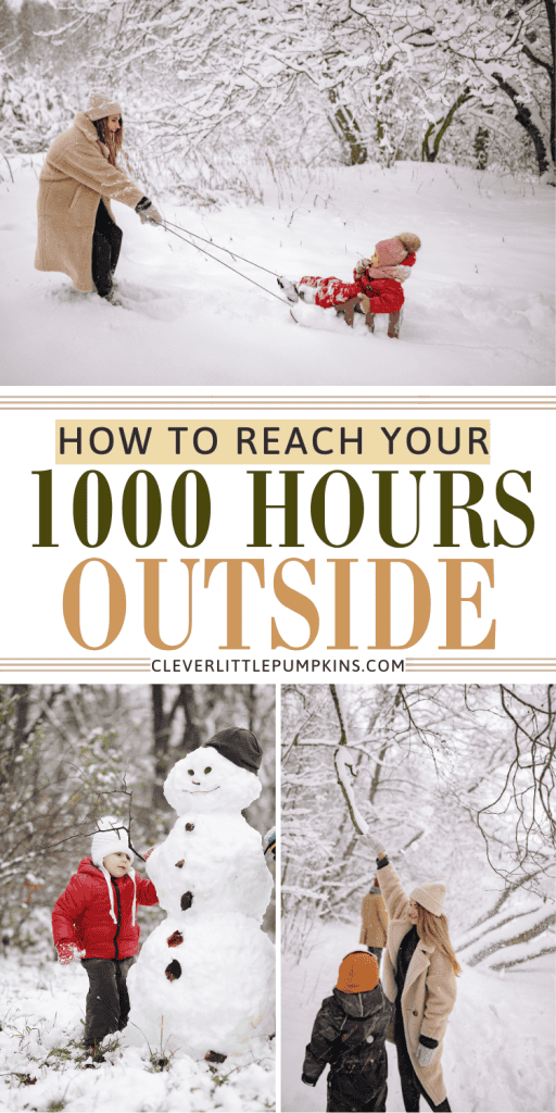 how to reach your 1000 hours outside