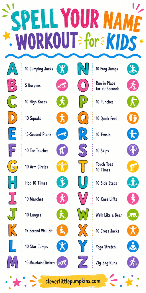 spell your name workout